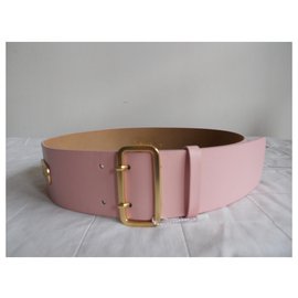 Max Mara-Real leather belt MAX MARA-Pink