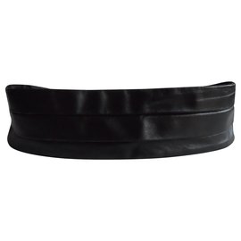 Max Mara-Real leather belt MAX MARA-Black