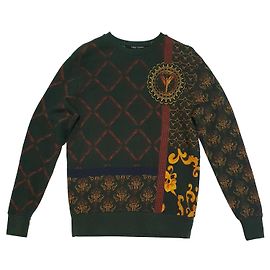 Autre Marque Sudadera CARLO COLUCCI Verde de Algodón Talla S Multicolor Verde
