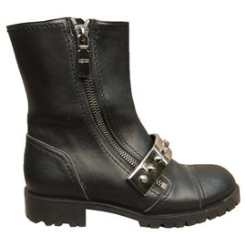 Alexander Mcqueen-Botas Alexander McQueen p 38-Preto