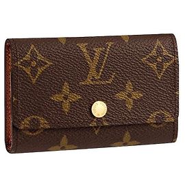 Louis Vuitton LV 6 keys holder Mono Brown
