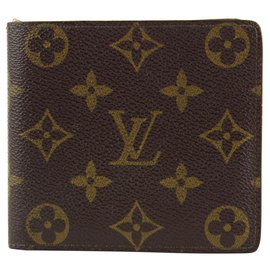 Louis Vuitton-Monogram Slender Multiple Marco Florin Men's Bifold Wallet-Other