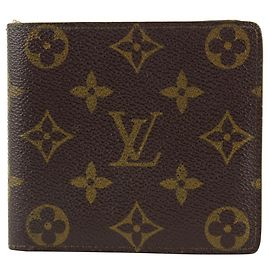 Louis Vuitton Portefeuille à deux volets Monogram Slender Multiple Marco Florin pour homme Autre