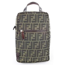 Fendi Zaino Mini Zucca FF con monogramma marrone Altro