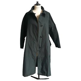 ISABEL MARANT ETOILE schwarzer wasserdichter Trenchcoat T.34 Schwarz