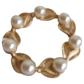 Weekend Max Mara-Broche de perlas sintéticas MAX MARA WEEKEND-Blanco,Dorado