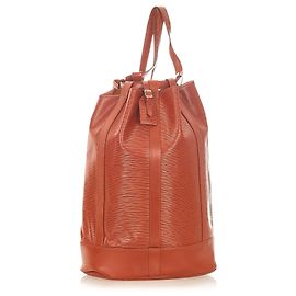 Louis Vuitton Brown Epi Randonnee PM Braun