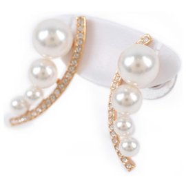 Swarovski-Boucle d'oreille Swarovski-Doré