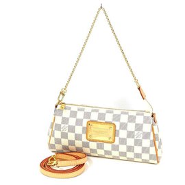 Louis Vuitton-LOUIS VUITTON clutch bag Eva Womens shoulder bag N55214 ivory-Beige
