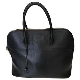Hermès Bolide Bag Black Leather Large Black