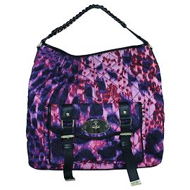 Mulberry Alexa Hobo Leopard acolchoado bolsa jeans Multicor