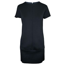 Polo Ralph Lauren Short Shift Schwarzes Kleid Metallisch