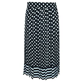 Kate Spade Polka Dot and Stripes Rock Schwarz