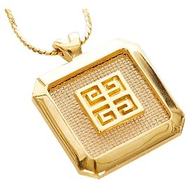 Givenchy Gold 4Collana con ciondolo G D'oro