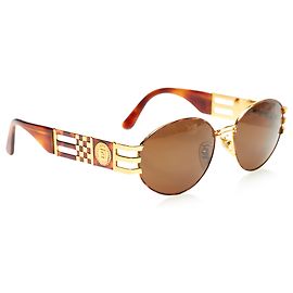 Fendi Brown Pequin Tinted Sunglasses Brown Golden