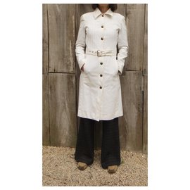 Céline-manteau d'été Célint t 36-Blanc