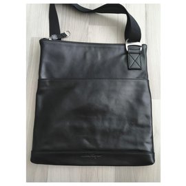 Salvatore Ferragamo-Bags Briefcases-Black