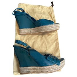 Louis Vuitton-Sandálias-Azul marinho