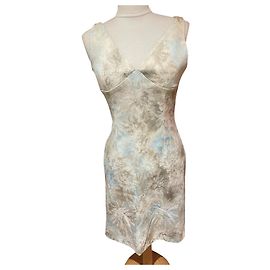 Vertigo Kleid Mehrfarbig Baumwolle Polyester Gr. 36 Mehrfarben
