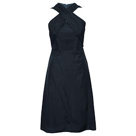 Carven Vestido preto com pregas Preto