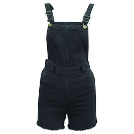 Maje Salopette di jeans nera Nero