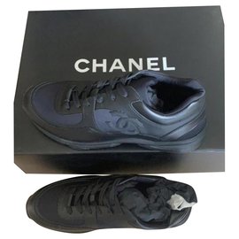 Chanel-Sneakers full black Chanel Uniform-Black