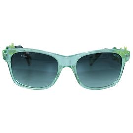 Kenzo Gafas de sol cuadradas verdes Verde