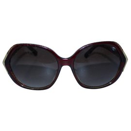 Fendi-Round Brown and Gold Sunglasses-Brown