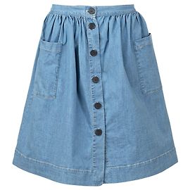 Bonpoint Falda vaquera Bubble Azul