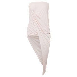 Helmut Lang Jupe drapée mi-longue Rose