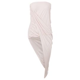 Helmut Lang Drapierter Rock in Midi-Länge Pink