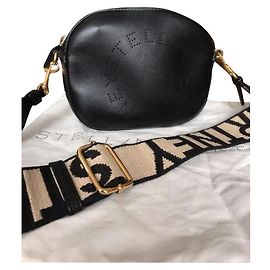 Stella Mc Cartney Borsa Stella McCartney in pelle vegana nera Nero