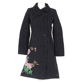 Desigual Manteau Bleu Marine