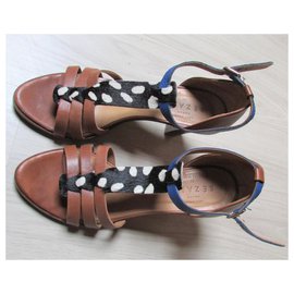 SéZane-Sandals-Brown