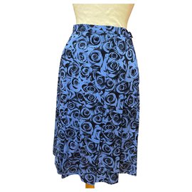 Agnès b.-Skirts-Black,Blue