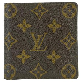 Louis Vuitton-Monogram Multiple Slender Marco Florin Men's Bifold Wallet-Other