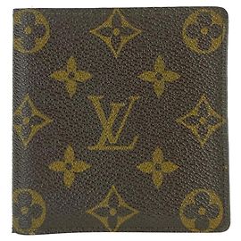 Louis Vuitton Billetera plegable monogram Multiple Slender Marco Florin para hombre Otro