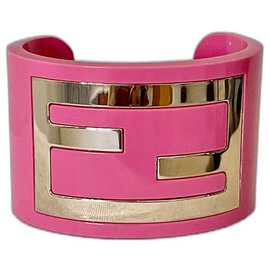 Fendi-Bracelets-Pink,Silver hardware