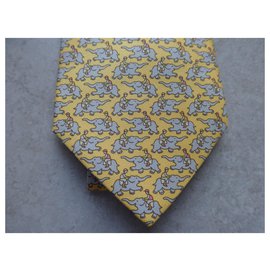 Hermès-laço de hermes, novo com sua caixa-Amarelo