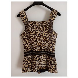 Givenchy-Tops-Estampa de leopardo