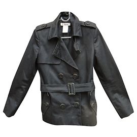 Trench en coton noir Chloé Noir