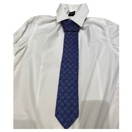 Lanvin-Cravate Lanvin jamais portee-Bleu