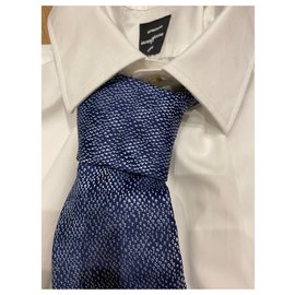 Lanvin-Cravatta Lanvin mai indossata-Blu