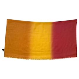 Loro Piana sciarpe Rosso Arancione Giallo