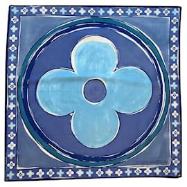 Louis Vuitton Sciarpe di seta Blu