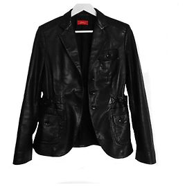 BRIONI LAMMLEDERJACKE Schwarz