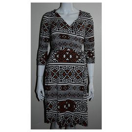 Diane Von Furstenberg-DvF New Julian Two Aztec print silk wrap dress-Multiple colors