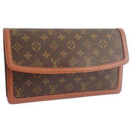 Clutch Louis Vuitton Marrone Marrone