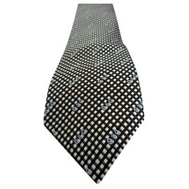 Corbata de seda Dolce & Gabbana gris Gris