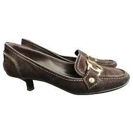 Louis Vuitton Heels Brown